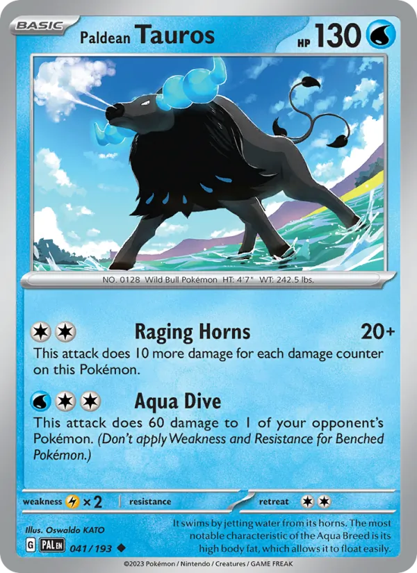 041-RH Paldean Tauros – Paldea Evolved