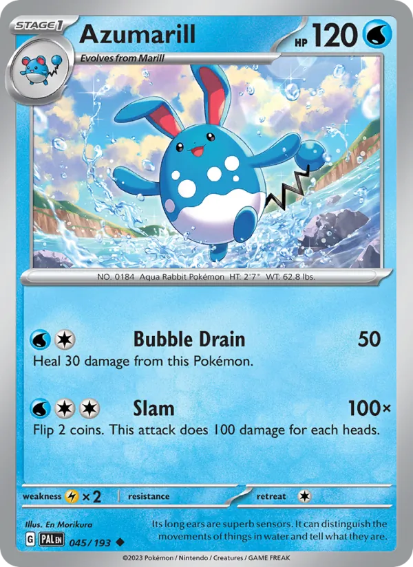 045-RH Azumarill – Paldea Evolved