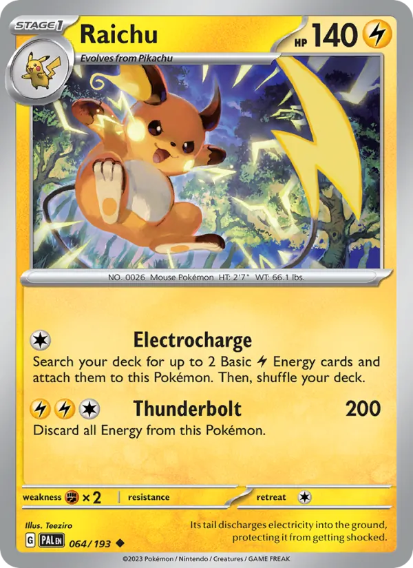 064-RH Raichu – Paldea Evolved