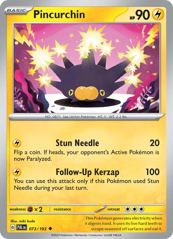 073-RH Pincurchin – Paldea Evolved