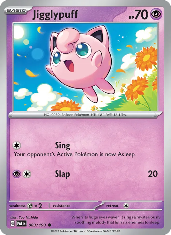083-RH Jigglypuff – Paldea Evolved