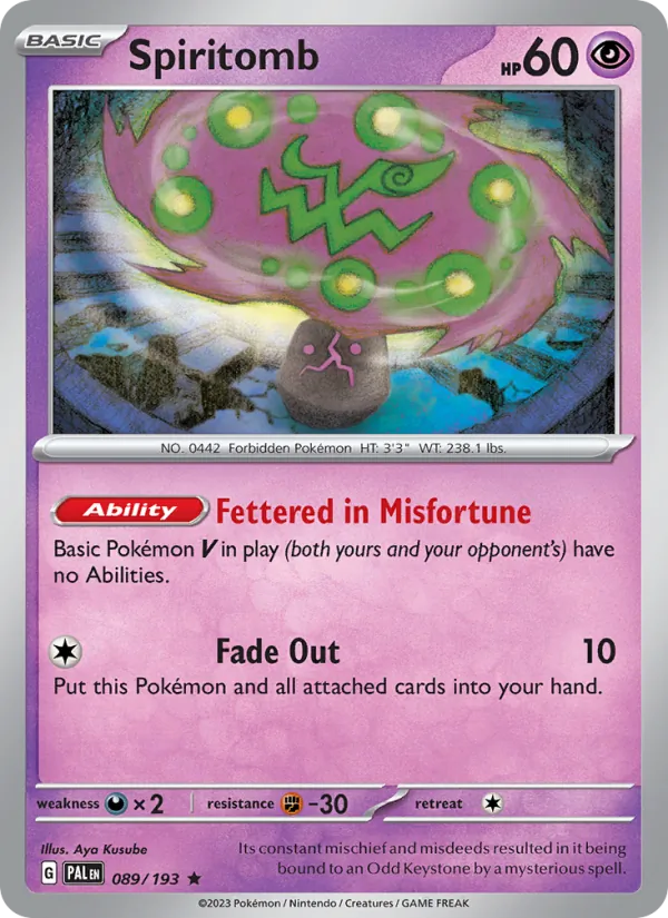 089-RH Spiritomb – Paldea Evolved