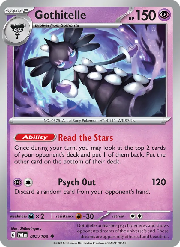 092-RH Gothitelle – Paldea Evolved