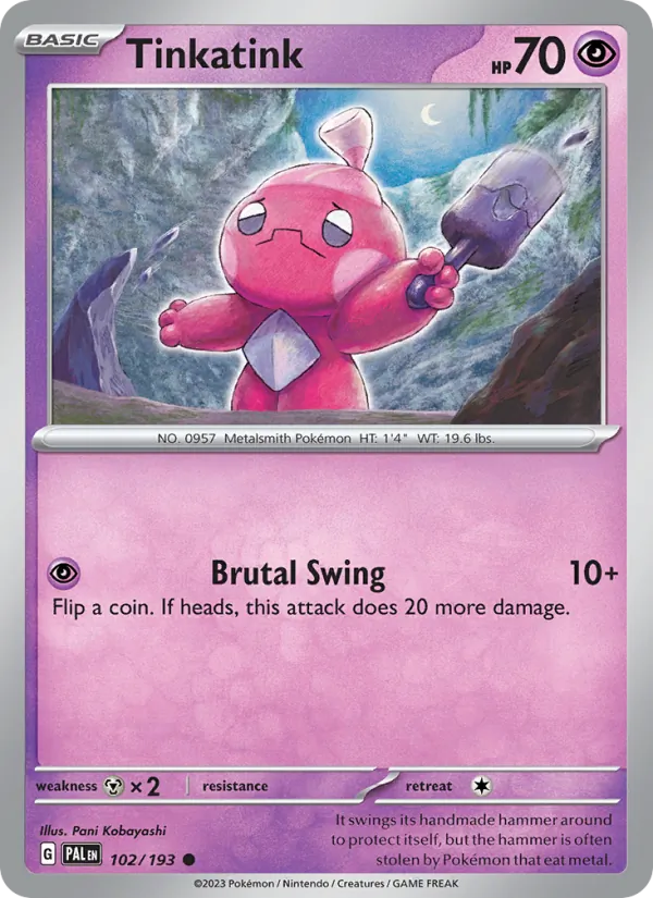 102-RH Tinkatink – Paldea Evolved