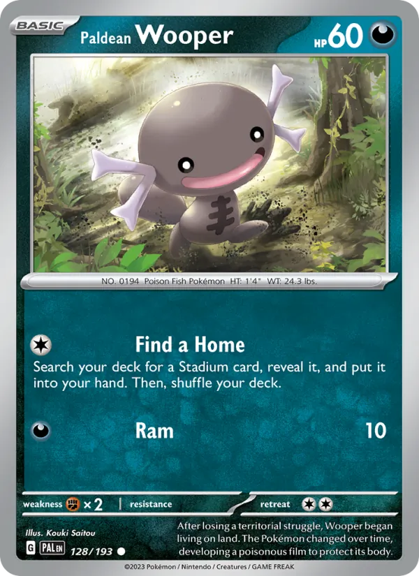 128-RH Paldean Wooper – Paldea Evolved