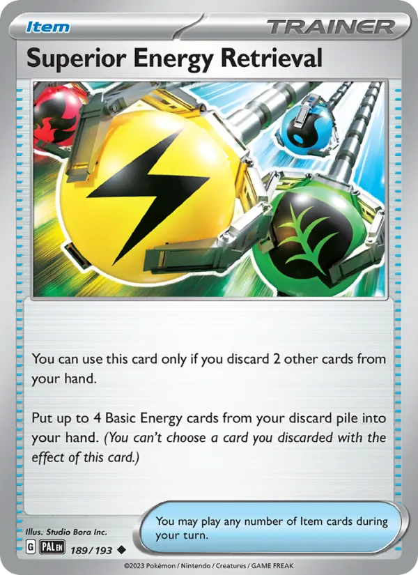 189-RH Superior Energy Retrieval – Paldea Evolved