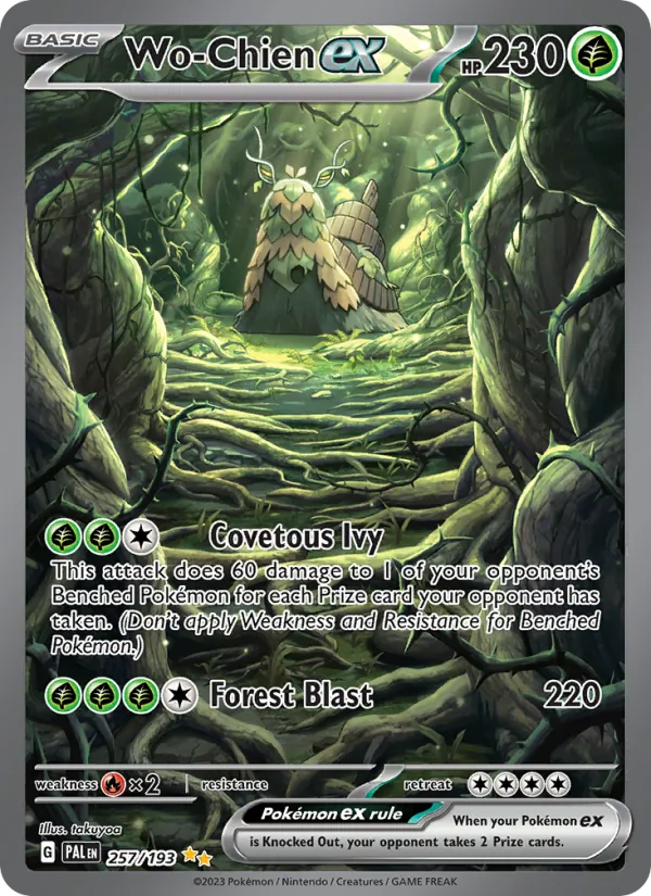 257 Wo-Chien ex – Paldea Evolved