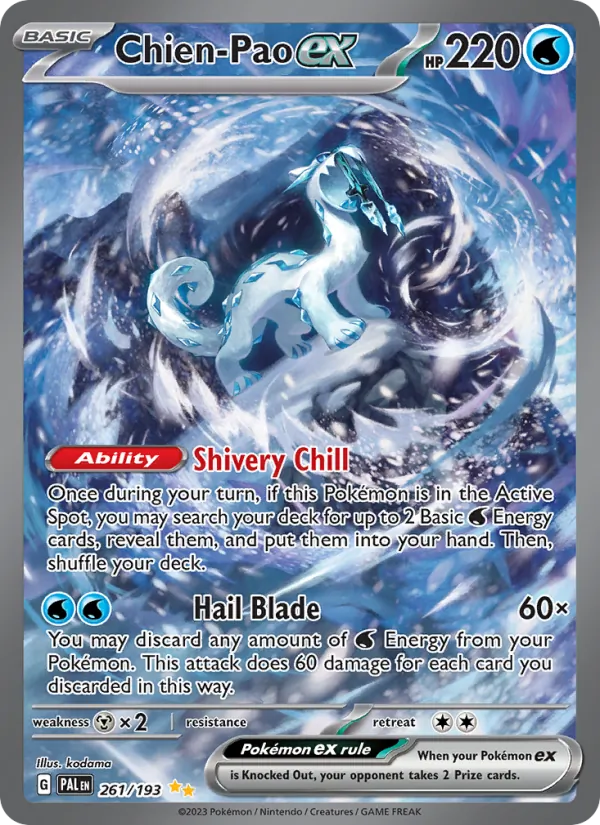 261 Chien-Pao ex – Paldea Evolved