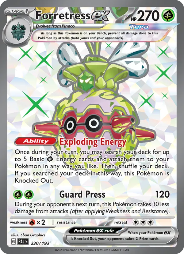 230 Forretress ex – Paldea Evolved