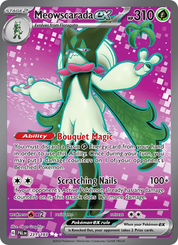 231 Meowscarada ex – Paldea Evolved