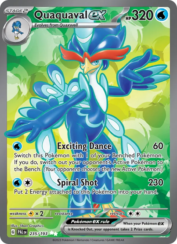 235 Quaquaval ex – Paldea Evolved