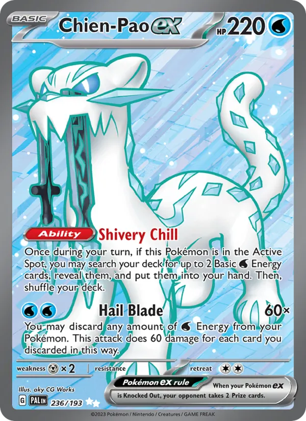 236 Chien-Pao ex – Paldea Evolved