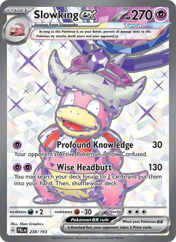 238 Slowking ex – Paldea Evolved