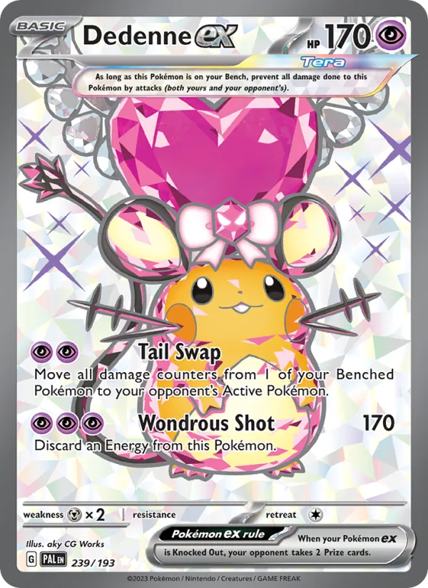 239 Dedenne ex – Paldea Evolved