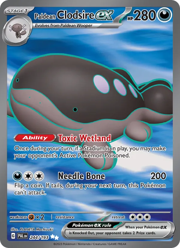 244 Paldean Clodsire ex – Paldea Evolved