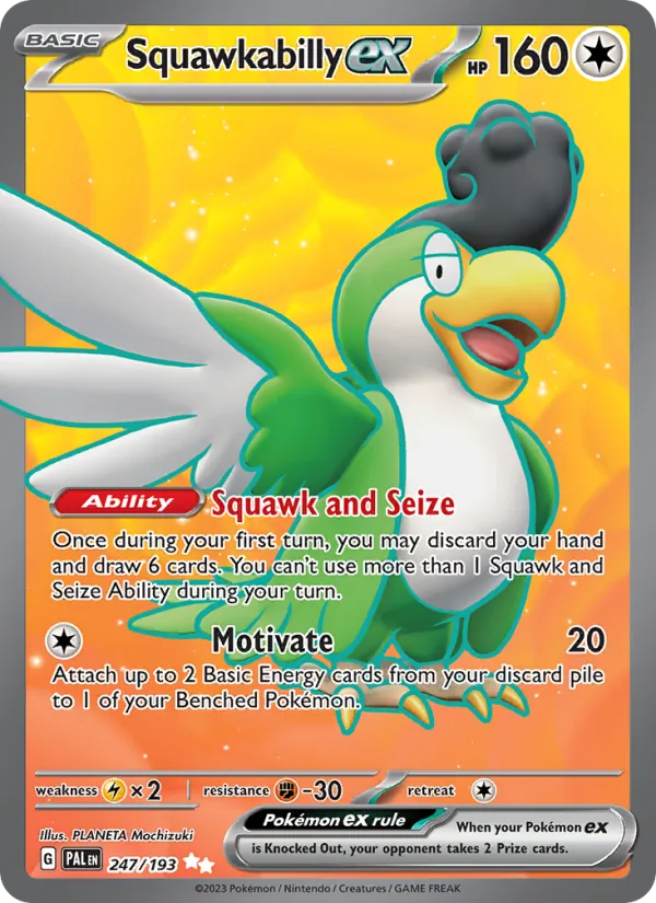 247 Squawkabilly ex – Paldea Evolved