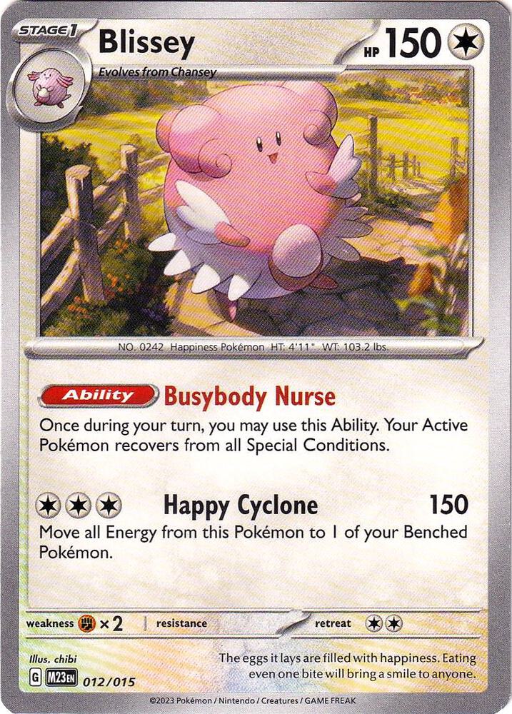 12 Blissey – McDonald's Collection 2023