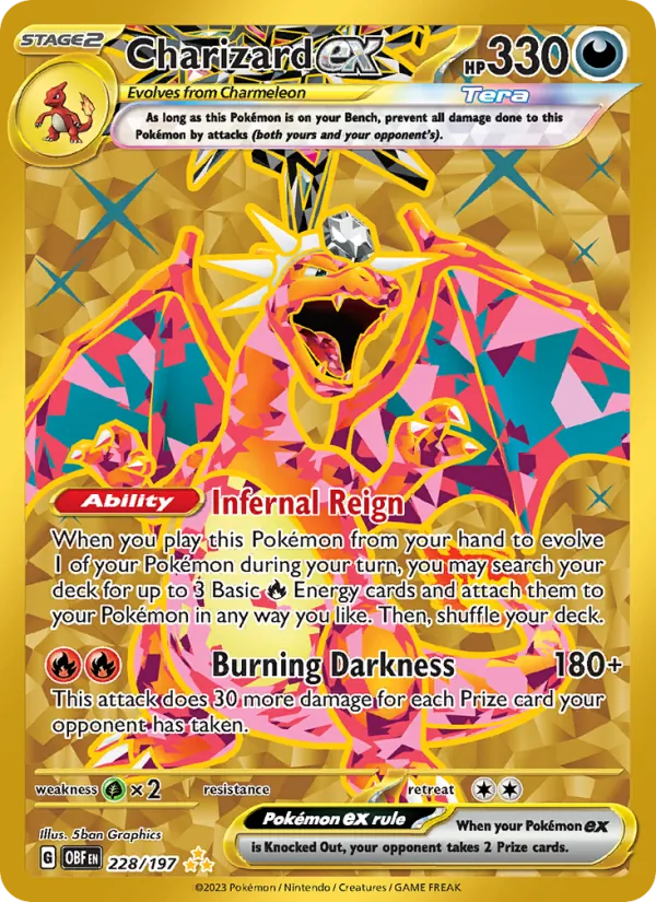 228 Charizard ex – Obsidian Flames