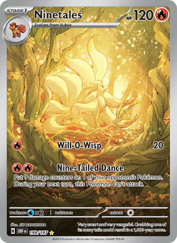 199 Ninetales – Obsidian Flames