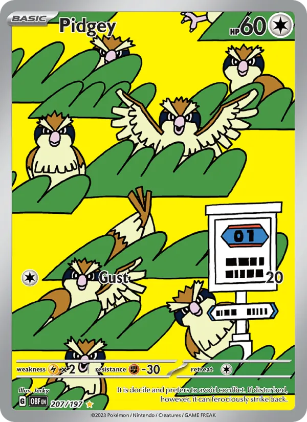 207 Pidgey – Obsidian Flames