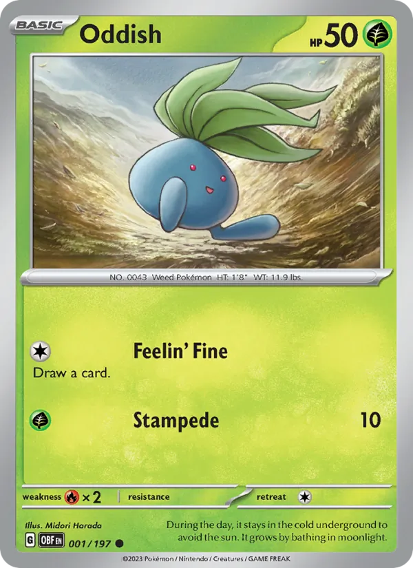 001 Oddish – Obsidian Flames