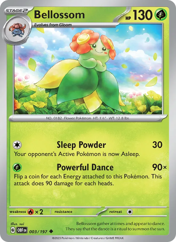 003 Bellossom – Obsidian Flames