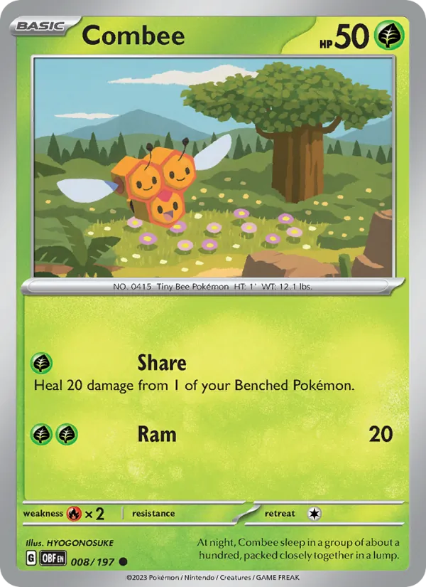 008 Combee – Obsidian Flames
