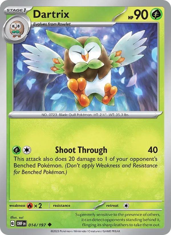 014 Dartrix – Obsidian Flames