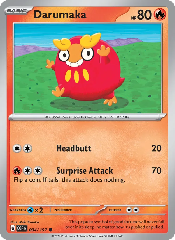 034 Darumaka – Obsidian Flames