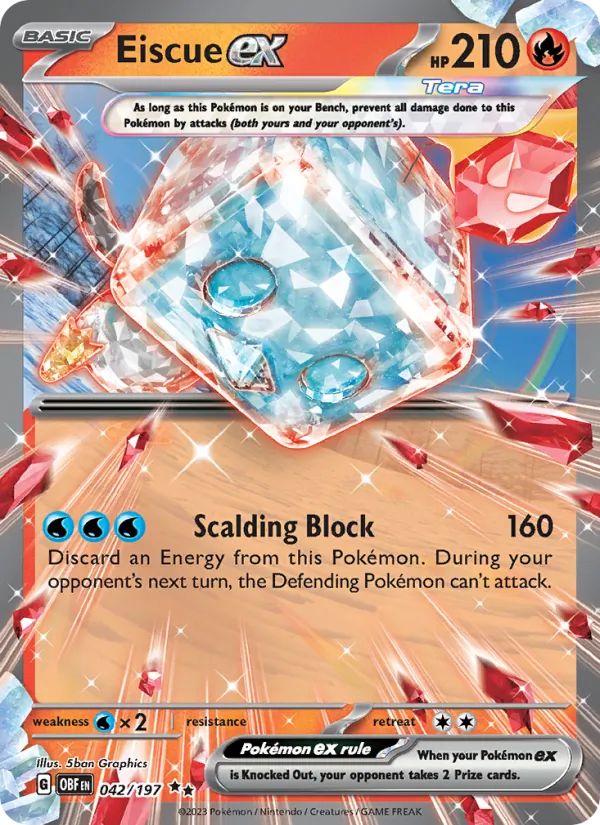 042 Eiscue ex – Obsidian Flames