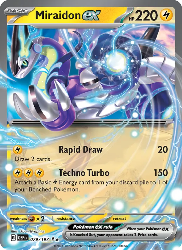 079 Miraidon ex – Obsidian Flames