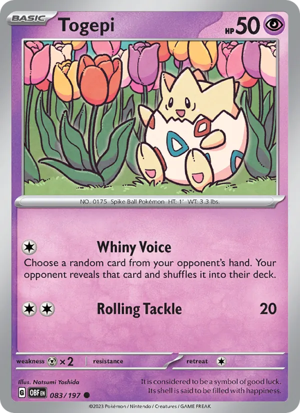 083 Togepi – Obsidian Flames