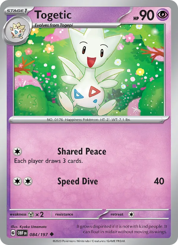 084 Togetic – Obsidian Flames