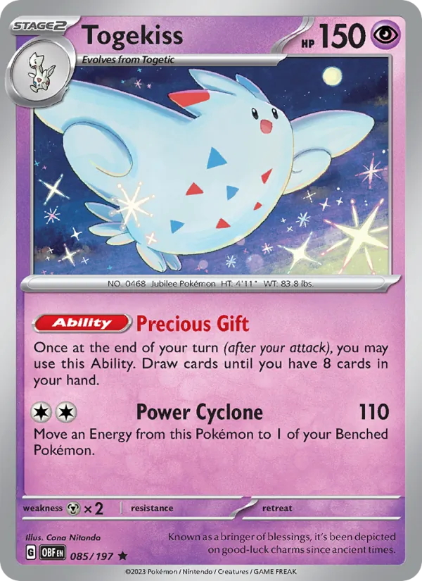 085 Togekiss – Obsidian Flames