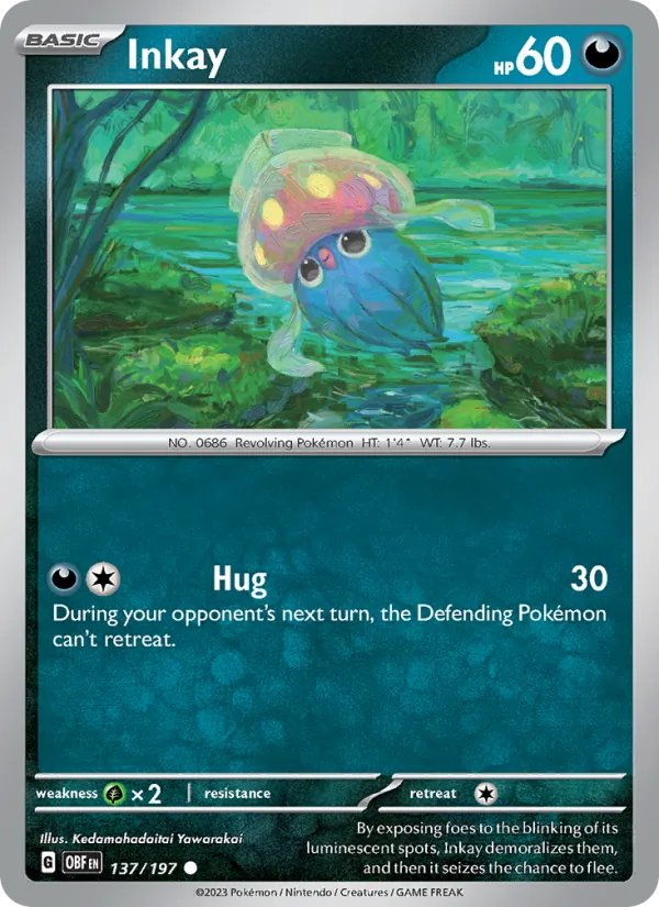 137 Inkay – Obsidian Flames