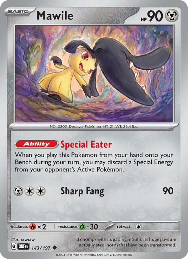 143 Mawile – Obsidian Flames