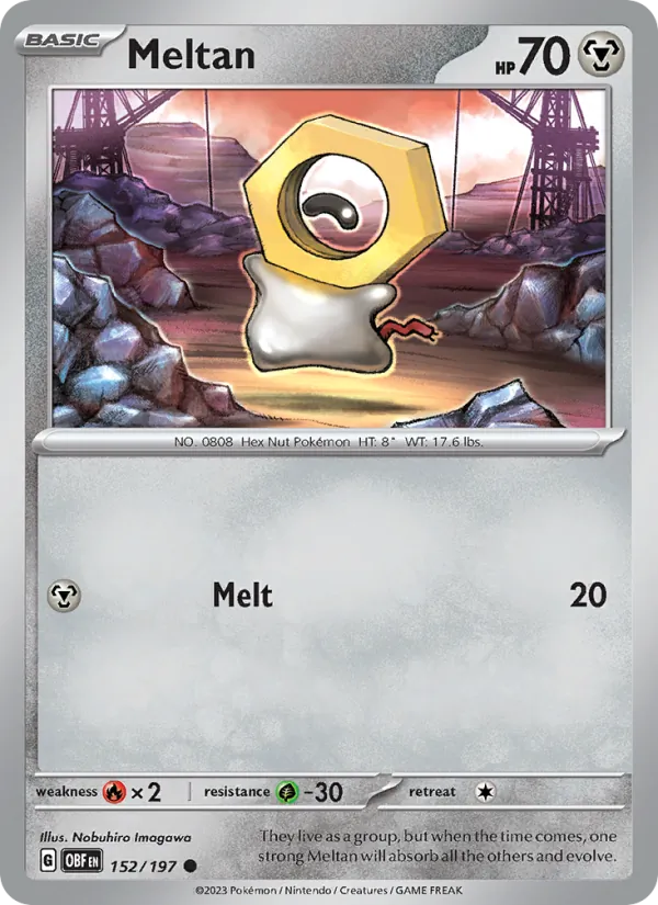 152 Meltan – Obsidian Flames