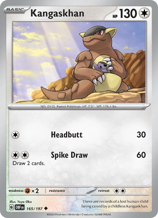 165 Kangaskhan – Obsidian Flames