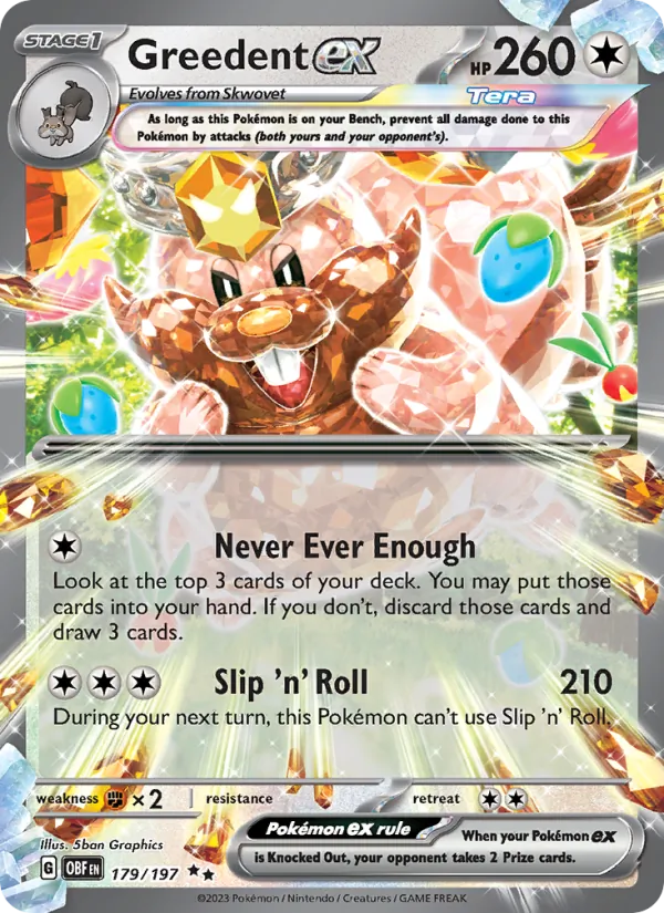179 Greedent ex – Obsidian Flames