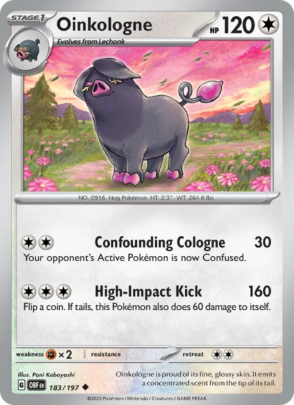 183 Oinkologne – Obsidian Flames