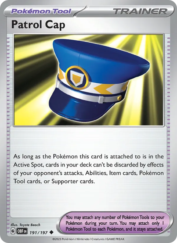 191 Patrol Cap – Obsidian Flames