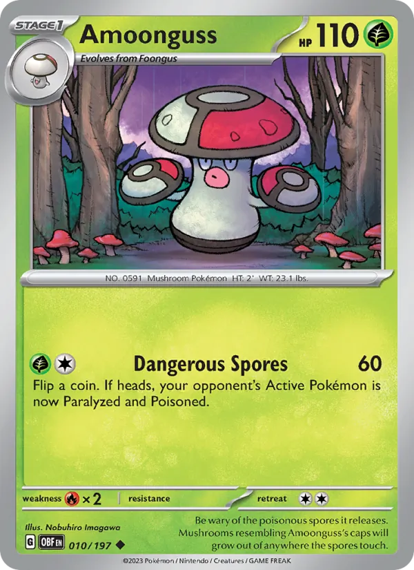 010-RH Amoonguss – Obsidian Flames