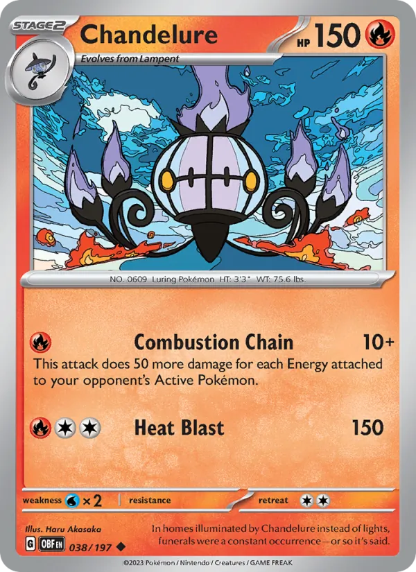 038-RH Chandelure – Obsidian Flames