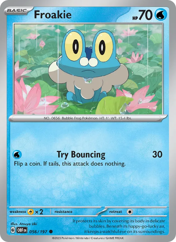056-RH Froakie – Obsidian Flames