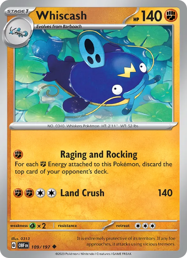 109-RH Whiscash – Obsidian Flames