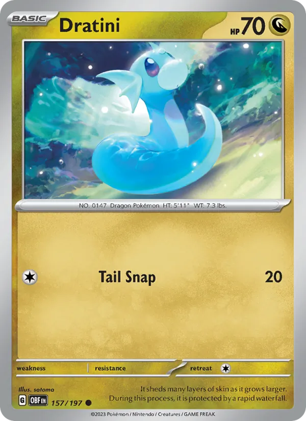 157-RH Dratini – Obsidian Flames