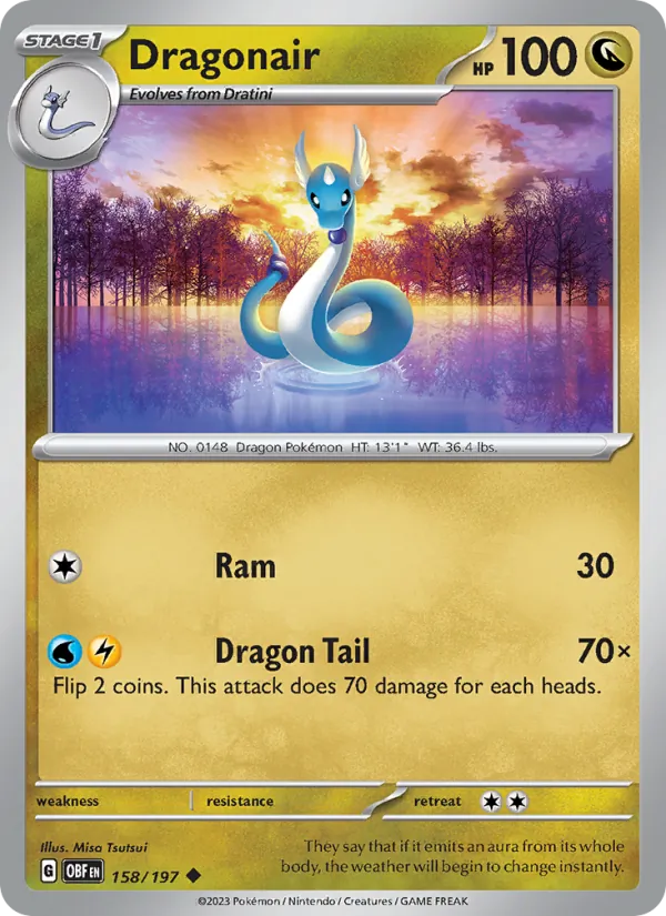 158-RH Dragonair – Obsidian Flames
