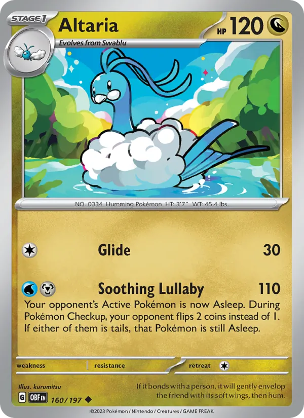 160-RH Altaria – Obsidian Flames