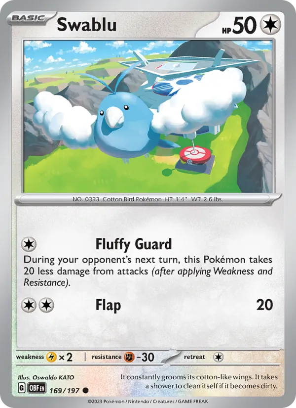 169-RH Swablu – Obsidian Flames