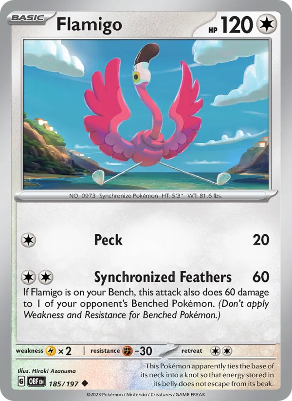 185-RH Flamigo – Obsidian Flames